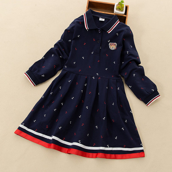 Rochie casual pentru copii cu broderie - mai multe modele