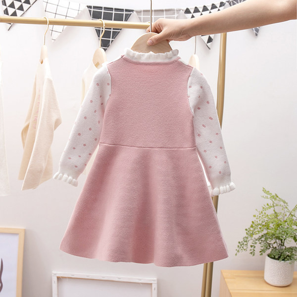 Laste sügiskleit pikkade varrukatega tüdrukutele - mitu mudelit