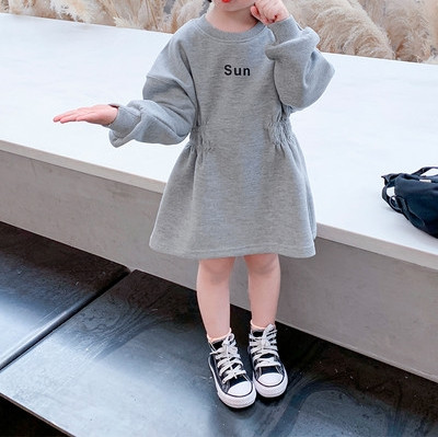 Bērnu ikdienas sporta kleita ar elastīgu jostasvietu