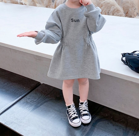 Bērnu ikdienas sporta kleita ar elastīgu jostasvietu