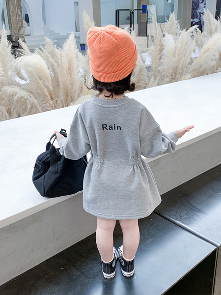 Bērnu ikdienas sporta kleita ar elastīgu jostasvietu