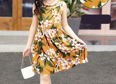 Krāsaina bērnu kleita meitenēm