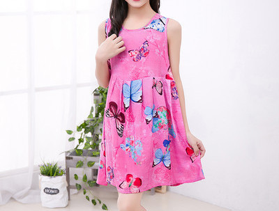 Krāsaina bērnu kleita meitenēm