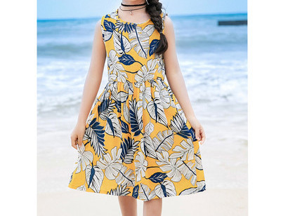 Krāsaina bērnu kleita meitenēm