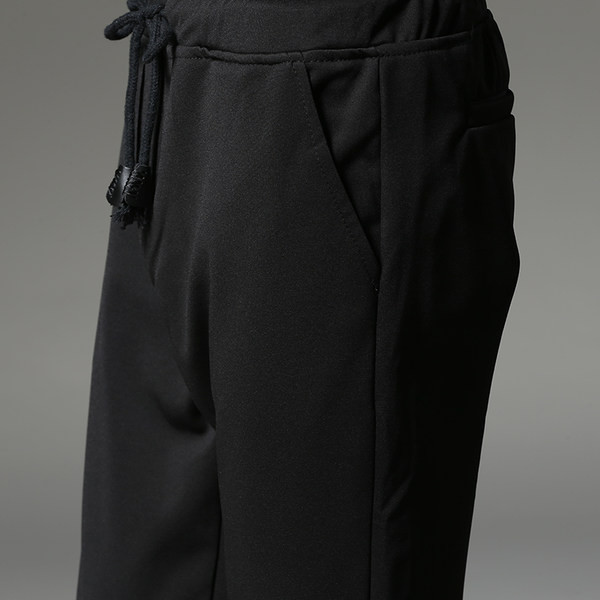 Ανδρικό αθλητικό παντελόνι απλό μοντέλο με κορδόνια