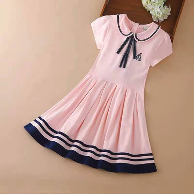 Φόρεμα για την άνοιξη με κολάρο και κέντημα