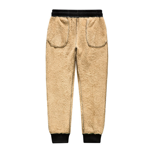 Ανδρικό αθλητικό παντελόνι μακρύ μοντέλο με κορδόνια και επιγραφή