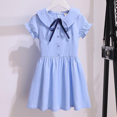 Νέο μοντέλο casual παιδικό φόρεμα για κορίτσια με κοντά ή μακριά μανίκια