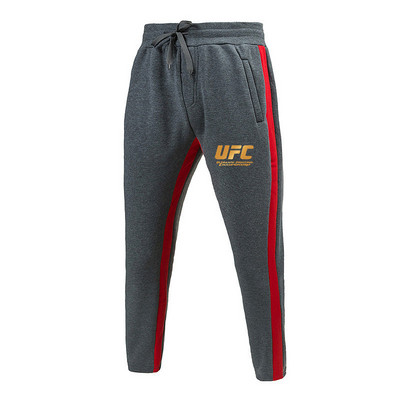 Ανδρικά μοντέρνα αθλητικά παντελόνια με μπορντούρα και επιγραφή