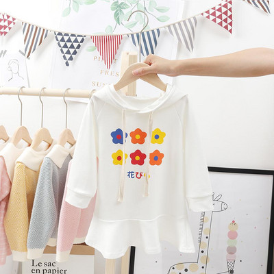 Παιδικό casual φόρεμα με κορδόνια και απλικέ