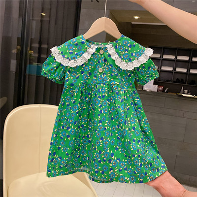 Νέο καλοκαιρινό φόρεμα με βολάν και δαντέλες