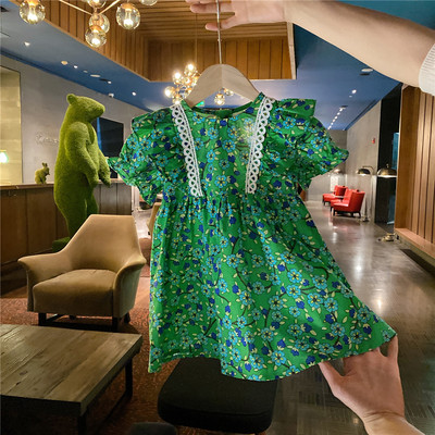 Νέο καλοκαιρινό φόρεμα με βολάν και δαντέλες