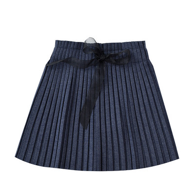 Παιδική πλισέ φούστα με κορδέλα και ελαστική μέση
