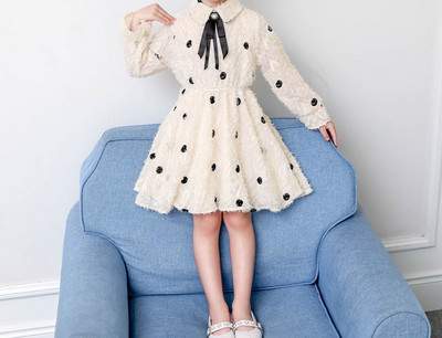 Παιδικό φόρεμα με κλασσικό κολάρο