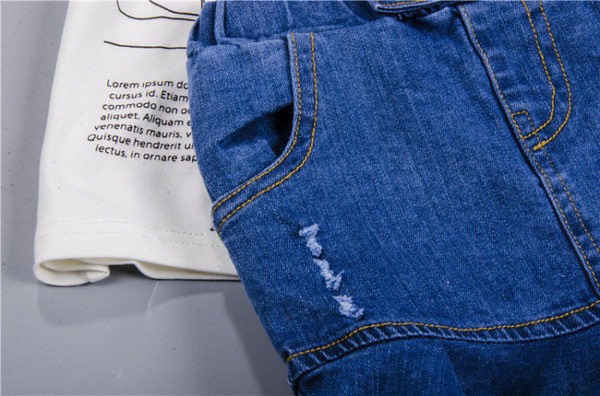 Ikdienas bērnu džinsa svārki ar kabatām un augstu vidukli