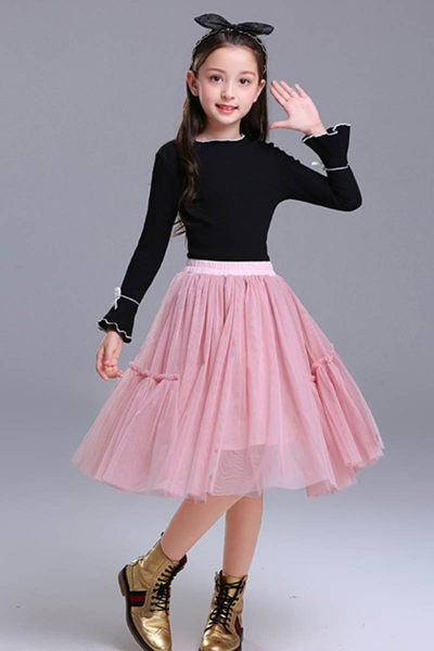 Bērnu roņu svārki ar elastīgu vidukli trīs krāsās