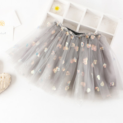 Bērnu pavasara svārki ar tilla un elastīgu jostasvietu