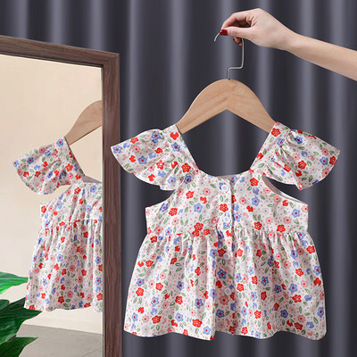 Νέο μοντέλο καλοκαιρινό φόρεμα με γιακά και κουμπιά