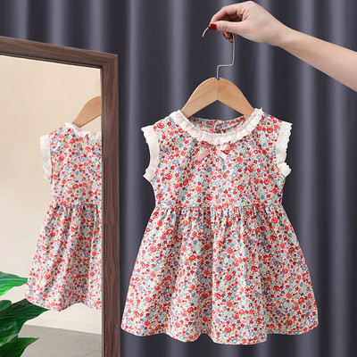 Νέο μοντέλο καλοκαιρινό φόρεμα με γιακά και κουμπιά