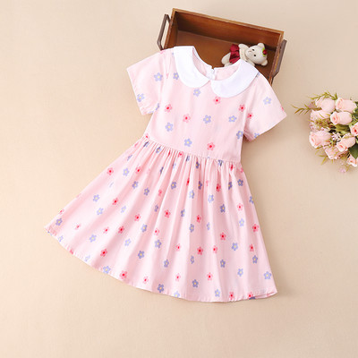 Casual παιδικό φόρεμα με κοντά μανίκια