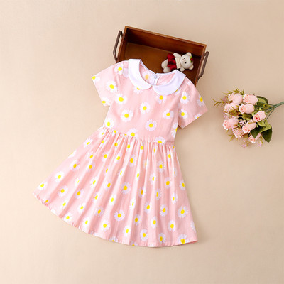 Casual παιδικό φόρεμα με κοντά μανίκια