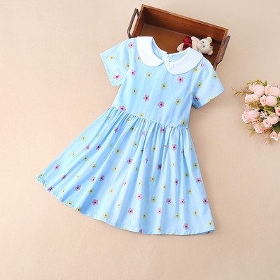 Casual παιδικό φόρεμα με κοντά μανίκια 