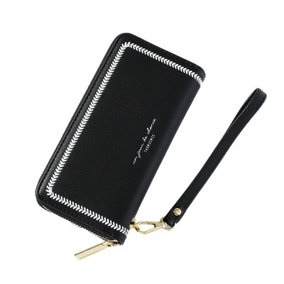 Έκο δερμάτινο γυναικείο πορτοφόλι νέο μοντέλο από οικολογικό δέρμα με φερμουάρ