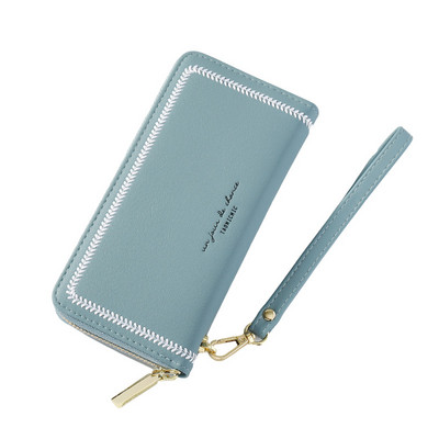 Έκο δερμάτινο γυναικείο πορτοφόλι νέο μοντέλο από οικολογικό δέρμα με φερμουάρ