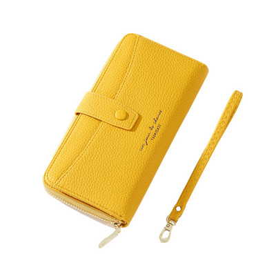 Πολυλειτουργικό γυναικείο πορτοφόλι  οικολογικό δερμάτινο με φερμουάρ