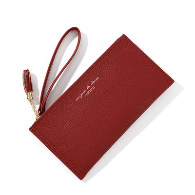 Daudzfunkcionāls sieviešu maks no mākslīgās ādas ar rokturi