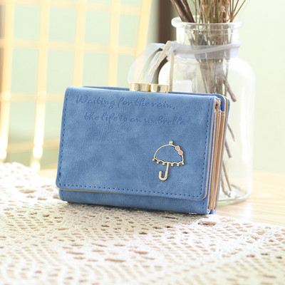 Γυναικείο έκο δερμάτινο πορτοφόλι με τσέπη για κέρματα