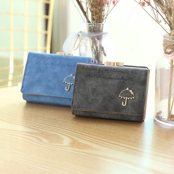 Γυναικείο έκο δερμάτινο πορτοφόλι με τσέπη για κέρματα