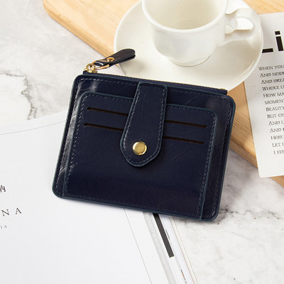 Jauna modeļa sieviešu ādas maciņš ar kabatu monētām un kredītkartēm