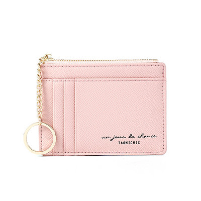 Sieviešu ādas maks ar debetkartes kabatu