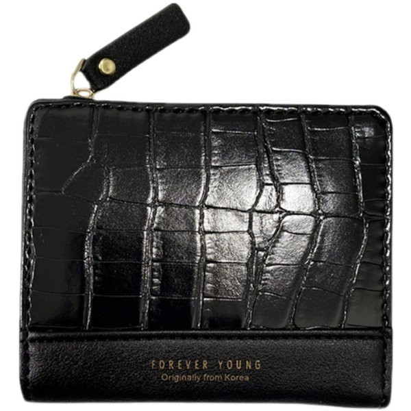 Sieviešu ādas maciņš ar rāvējslēdzēju