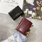 Sieviešu ādas maks ar metāla aizdari vairākās krāsās