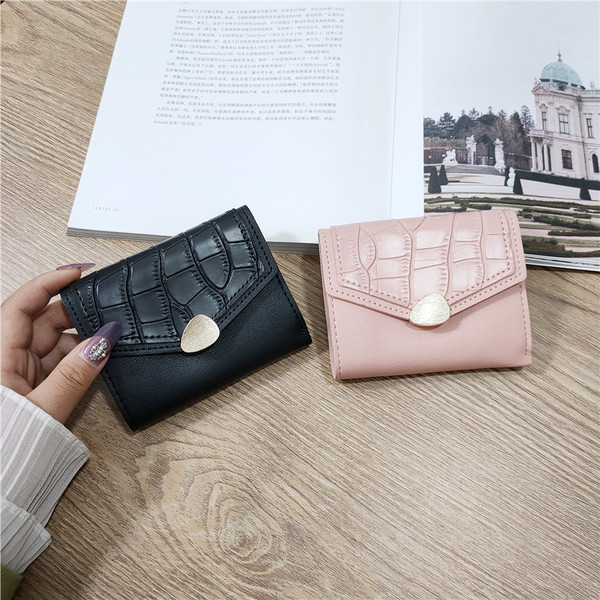 Portofel de dama model nou cu inchidere metalica - din piele ecologica