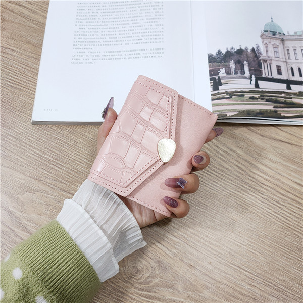 Portofel de dama model nou cu inchidere metalica - din piele ecologica