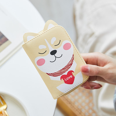 Γυναικείο έκο δερμάτινο πορτοφόλι με απλικέ και τρισδιάστατο στοιχείο