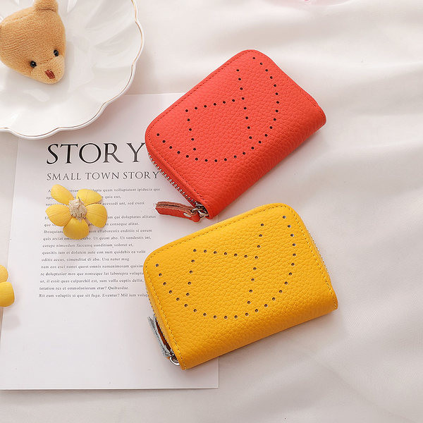 Μίνι πορτοφόλι για κάρτες και κέρματα από οικολογικό δέρμα