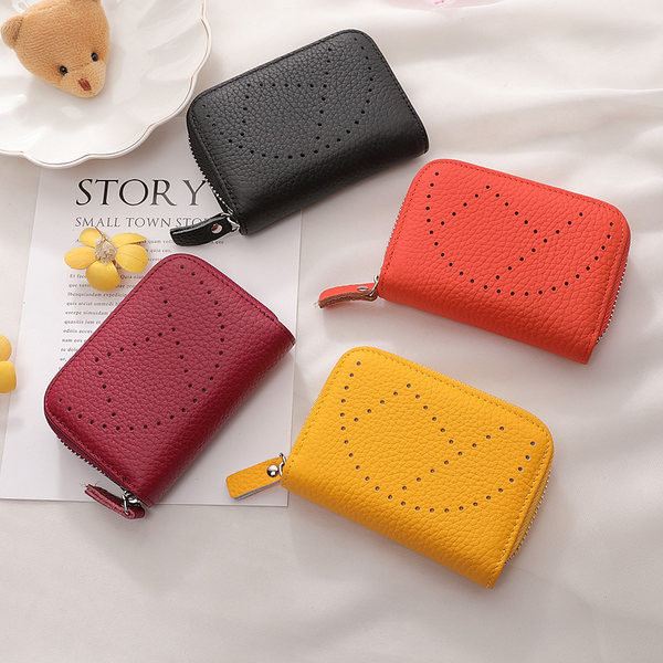 Μίνι πορτοφόλι για κάρτες και κέρματα από οικολογικό δέρμα