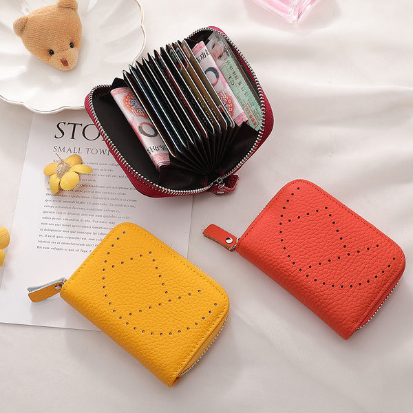 Μίνι πορτοφόλι για κάρτες και κέρματα από οικολογικό δέρμα