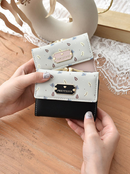 Νέο μοντέλο γυναικείο πορτοφόλι μικρό μοντέλο από οικολογικό δέρμα με τσέπη για κέρματα