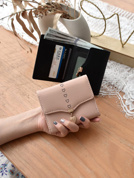 Νέο μοντέλο γυναικείο έκο δερμάτινο πορτοφόλι με τσέπη με κέρματα