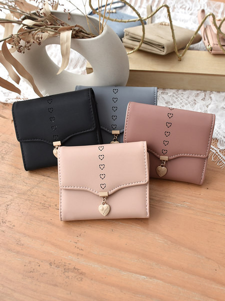 Νέο μοντέλο γυναικείο έκο δερμάτινο πορτοφόλι με τσέπη με κέρματα