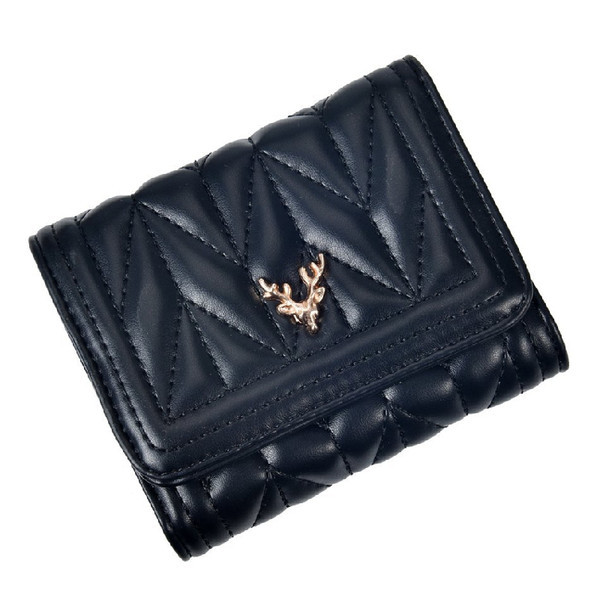 Γυναικείο έκο δερμάτινο πορτοφόλι με μεταλλική διακόσμηση σε τέσσερα χρώματα