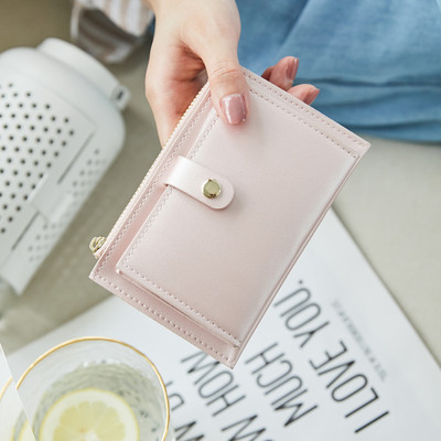 Γυναικείο έκο δερμάτινο πορτοφόλι με θήκη για κέρματα