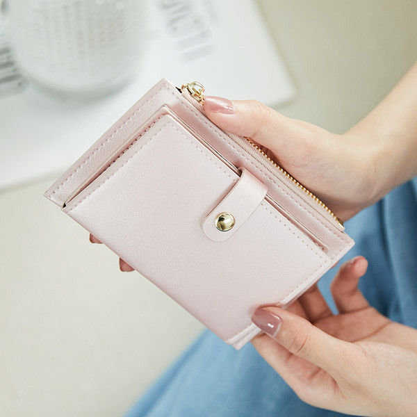 Γυναικείο έκο δερμάτινο πορτοφόλι με θήκη για κέρματα