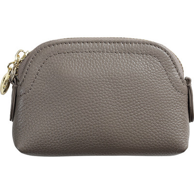 Μικρό έκο δερμάτινο πορτοφόλι με φερμουάρ για κέρματα