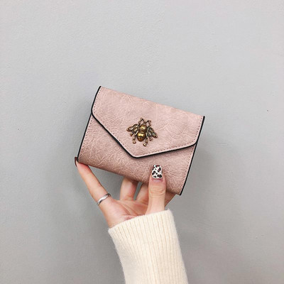 Sieviešu maks no eko ādas ar metāla apdari - četrās krāsās